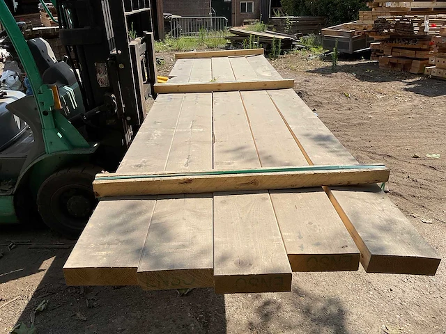 Vuren balk 450x21x7 cm (5x) - afbeelding 3 van  3