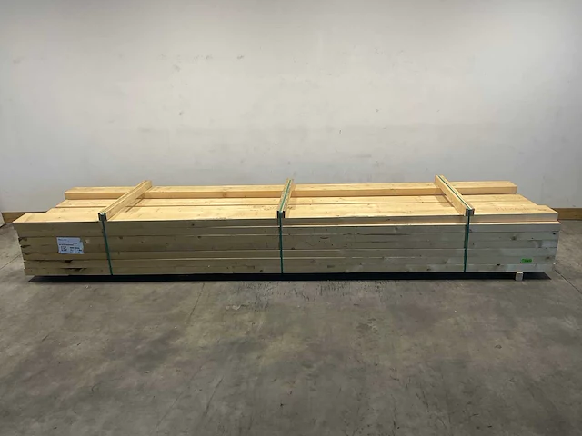 Vuren balk 450x22.5x7.5 cm (10x) - afbeelding 2 van  6