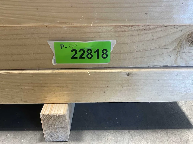 Vuren balk 450x22.5x7.5 cm (10x) - afbeelding 6 van  6