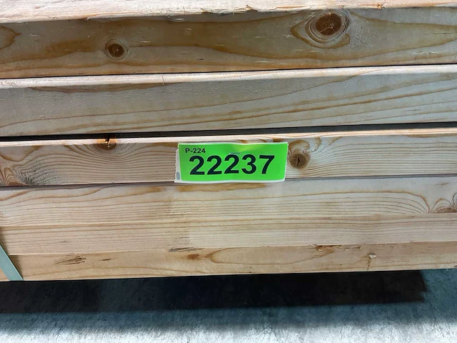 Vuren balk 480x12,5x5 cm (26x) - afbeelding 5 van  5