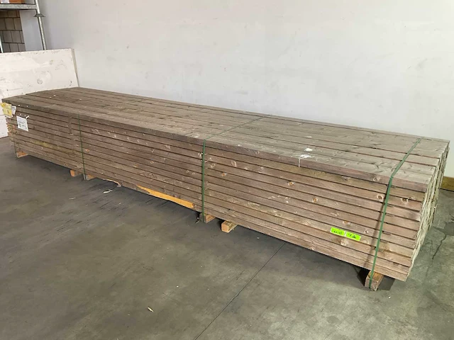 Vuren balk 480x15x5,2 cm (13x) - afbeelding 1 van  5