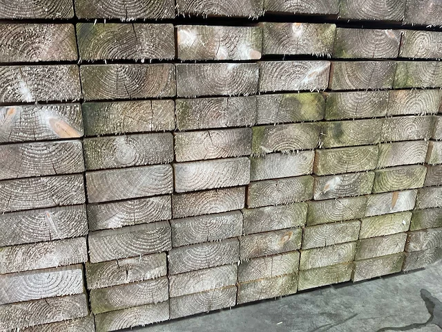Vuren balk 480x15x5,2 cm (13x) - afbeelding 3 van  5