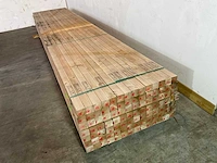 Vuren balk 480x7.5x7.5 cm (22x) - afbeelding 2 van  6