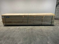 Vuren balk 500x13,2x6,6 cm (25x) - afbeelding 2 van  6