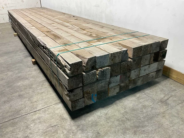 Vuren balk 500x13x10,5 cm (25x) - afbeelding 2 van  5