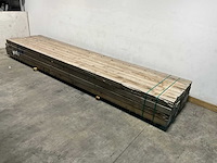 Vuren balk 500x13x10,5 cm (25x) - afbeelding 1 van  5