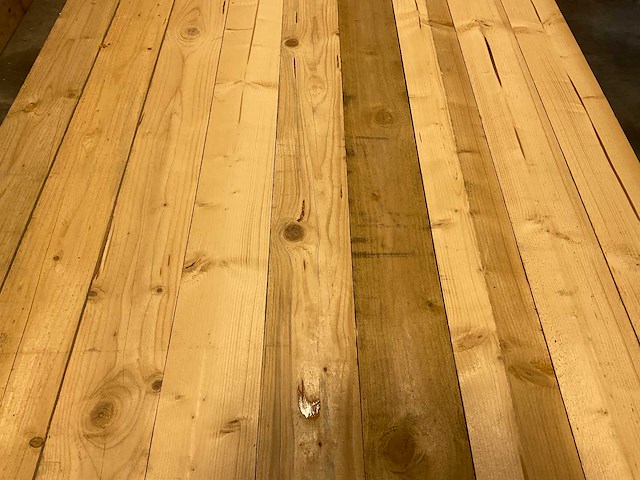 Vuren balk 500x13x6,5 cm (20x) - afbeelding 4 van  7