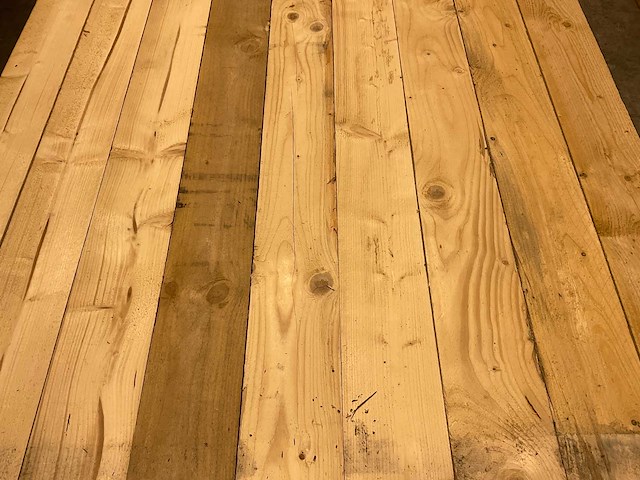 Vuren balk 500x13x6,5 cm (20x) - afbeelding 3 van  7