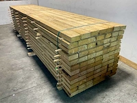 Vuren balk 500x15.2x6.6 cm (15x) - afbeelding 4 van  6