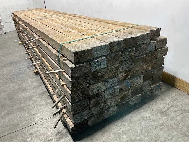 Vuren balk 500x15x8,5 cm (15x) - afbeelding 1 van  5