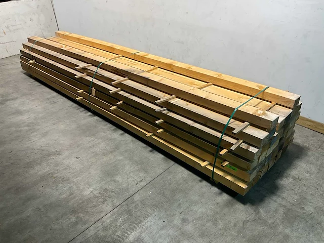 Vuren balk 500x15x9,5 cm (36x) - afbeelding 1 van  7