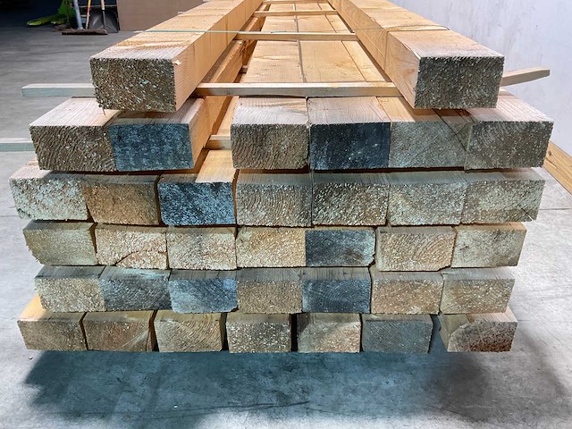 Vuren balk 500x15x9,5 cm (36x) - afbeelding 5 van  7