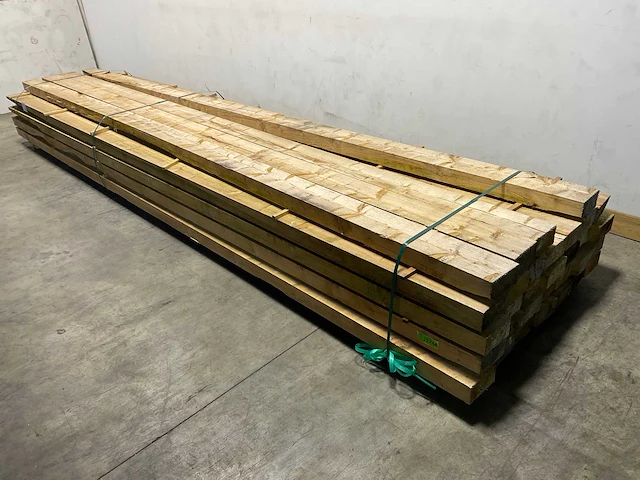 Vuren balk 500x16x8 cm (14x) - afbeelding 1 van  7
