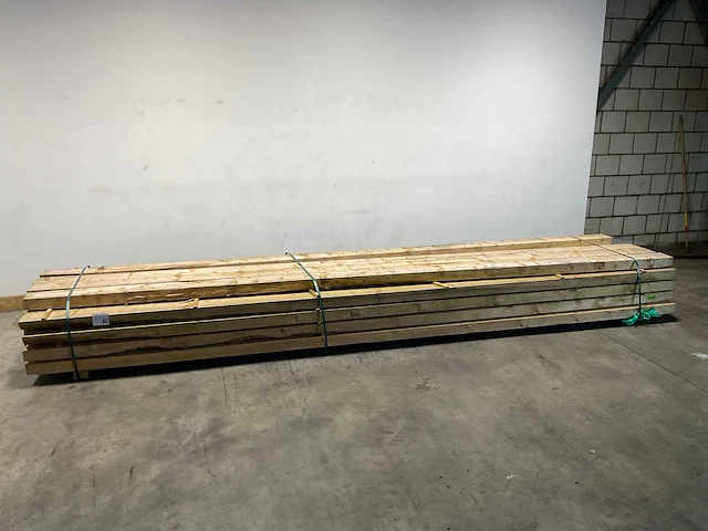 Vuren balk 500x16x8 cm (14x) - afbeelding 2 van  7