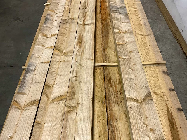 Vuren balk 500x16x8 cm (14x) - afbeelding 3 van  7