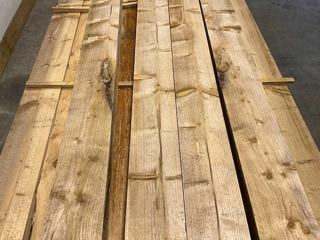 Vuren balk 500x16x8 cm (14x) - afbeelding 4 van  7
