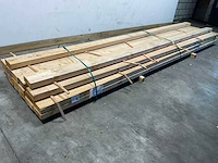 Vuren balk 500x17.5x6.5 cm (18x) - afbeelding 4 van  5