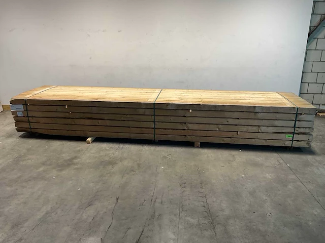 Vuren balk 500x19.5x9.5 cm (15x) - afbeelding 2 van  6