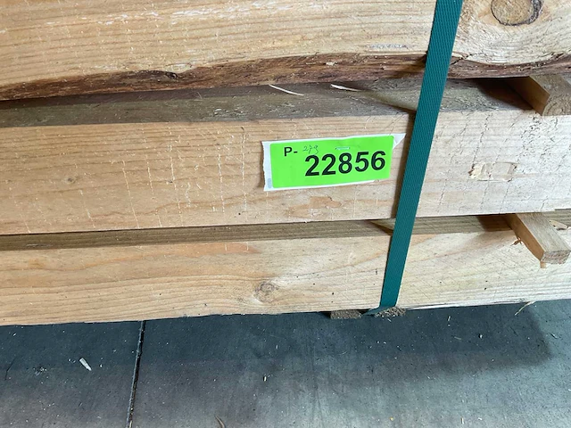Vuren balk 500x19.5x9.5 cm (15x) - afbeelding 6 van  6