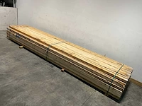 Vuren balk 500x8x8 cm (25x) - afbeelding 1 van  6