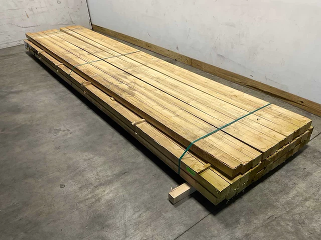 Vuren balk 500x9,8x7,8 cm (33x) - afbeelding 1 van  7