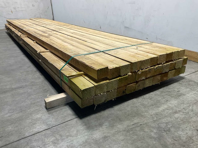 Vuren balk 500x9,8x7,8 cm (33x) - afbeelding 5 van  7