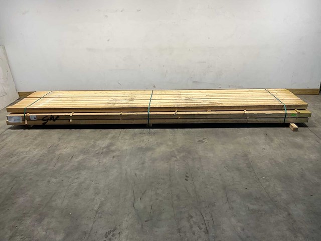 Vuren balk 500x9,8x7,8 cm (33x) - afbeelding 2 van  7