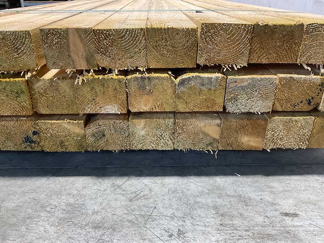 Vuren balk 500x9,8x7,8 cm (33x) - afbeelding 6 van  7