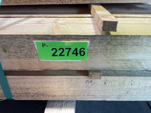 Vuren balk 500x9,8x7,8 cm (33x) - afbeelding 7 van  7