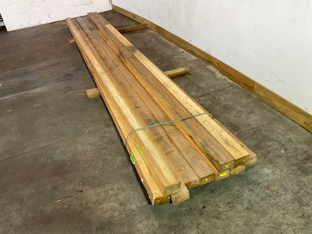 Vuren balk 510x10x6.5 cm (10x) - afbeelding 2 van  5