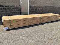 Vuren balk 510x13.8x3.8 cm (33x) - afbeelding 1 van  5