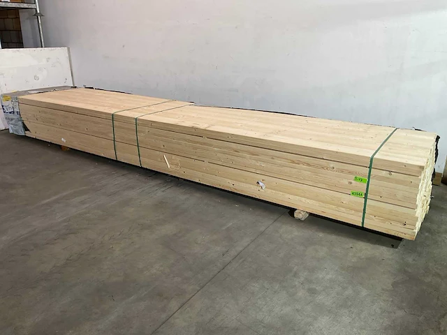 Vuren balk 540x9x3,7 cm (34x) - afbeelding 1 van  6