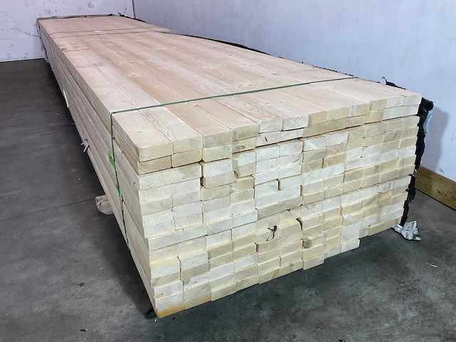 Vuren balk 540x9x3,7 cm (34x) - afbeelding 2 van  6