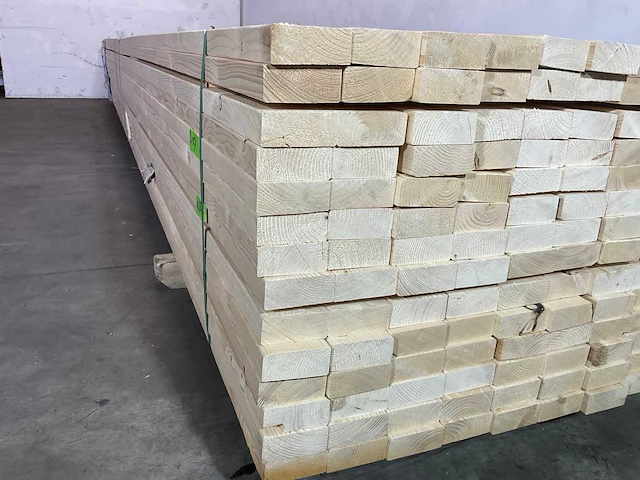 Vuren balk 540x9x3,7 cm (34x) - afbeelding 5 van  6