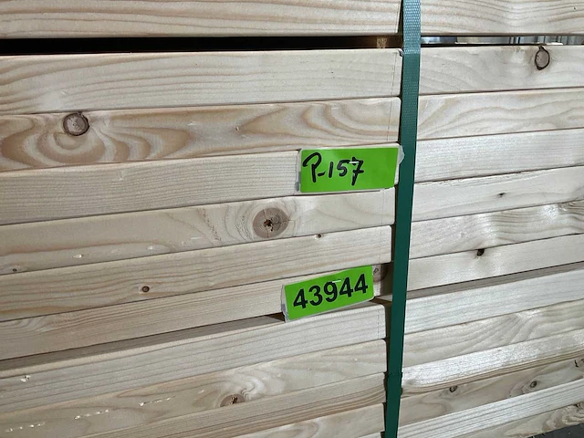 Vuren balk 540x9x3,7 cm (34x) - afbeelding 6 van  6