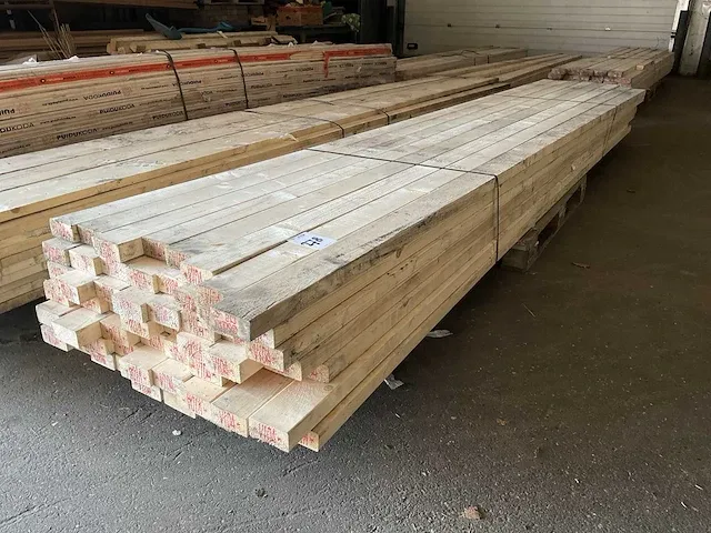 Vuren balk (55x) - afbeelding 1 van  7