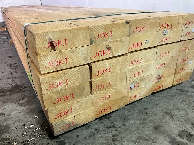 Vuren balk 600x20x7,5 cm (8x) - afbeelding 4 van  5