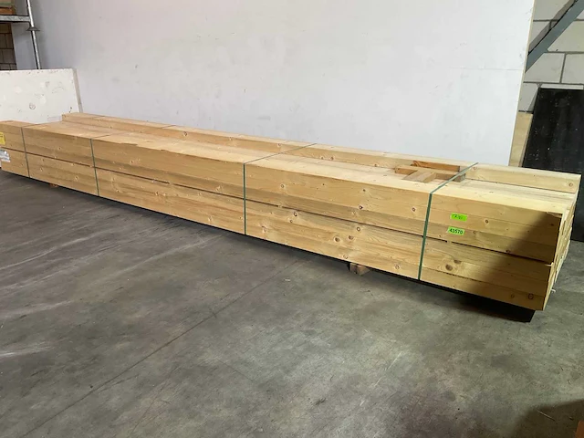 Vuren balk 600x22x10 cm (15x) - afbeelding 1 van  6