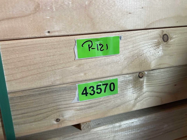 Vuren balk 600x22x10 cm (15x) - afbeelding 6 van  6