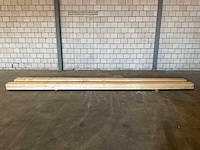 Vuren balk 660x27.5x10 cm (5x) - afbeelding 2 van  7