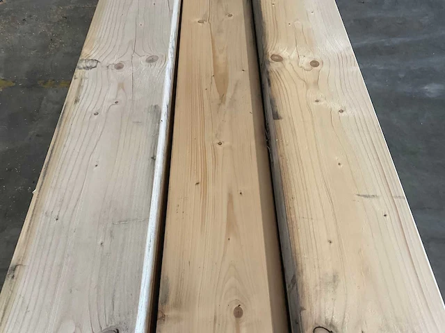 Vuren balk 660x27.5x10 cm (5x) - afbeelding 3 van  7