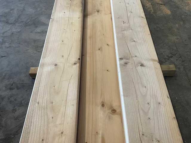 Vuren balk 660x27.5x10 cm (5x) - afbeelding 4 van  7