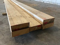 Vuren balk 660x27.5x10 cm (5x) - afbeelding 5 van  7