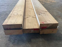 Vuren balk 660x27.5x10 cm (5x) - afbeelding 6 van  7
