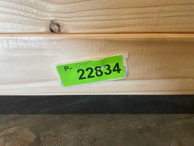 Vuren balk 660x27.5x10 cm (5x) - afbeelding 7 van  7