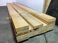 Vuren balk 660x27x7.5 cm (9x) - afbeelding 1 van  5