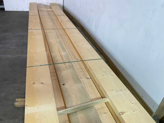 Vuren balk 660x27x7.5 cm (9x) - afbeelding 2 van  5