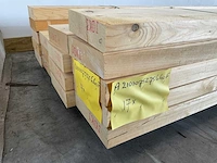 Vuren balk 660x27x7.5 cm (9x) - afbeelding 4 van  5