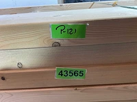 Vuren balk 660x27x7.5 cm (9x) - afbeelding 5 van  5