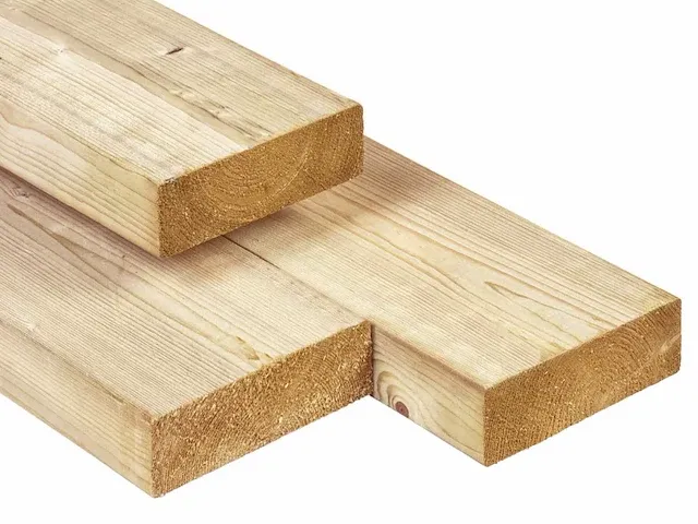 Vuren balk fijnbezaagd 500x13x4 cm (20x) - afbeelding 1 van  3